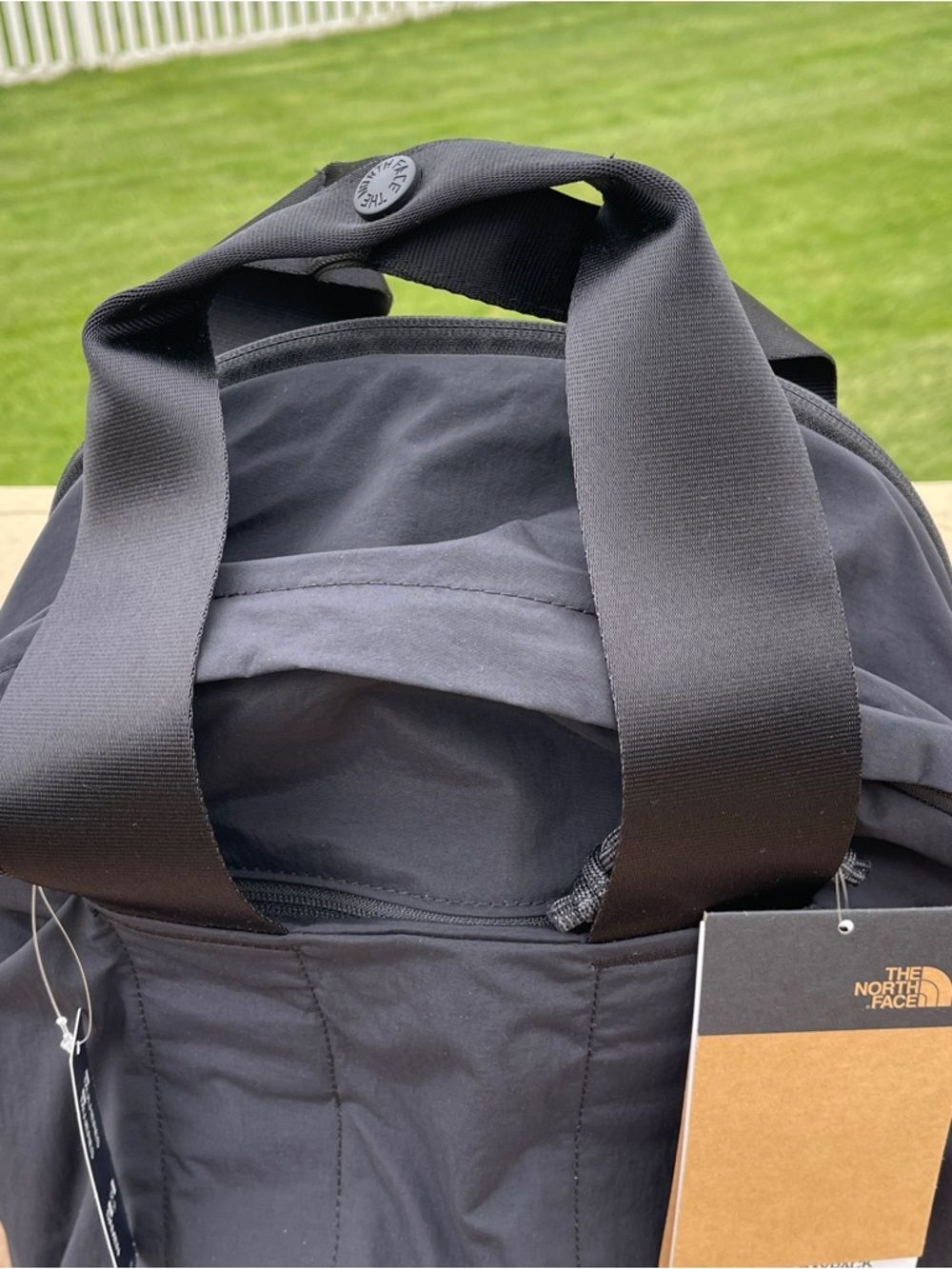 The North Face Black Never Stop Daypack Tote-Style Backpack - Picture 4 of 11